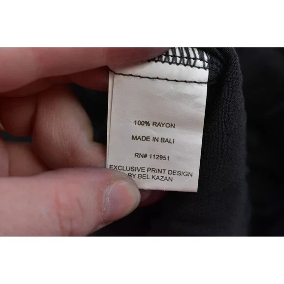 Bel Kazan Womens Ash Gray Drawstring Waist Tapered Leg Pull On Belem Pants S - Picture 12 of 12